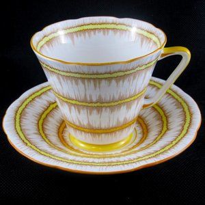 Vintage Grafton China - "Ruffles" Cup & Saucer